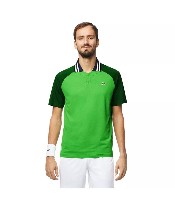 Lacoste Tennis Melbourne Daniil Medvedev Green polo | IPONTENNIS