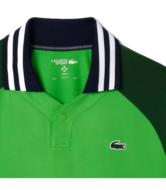 Polo vert de tennis Melbourne de Lacoste Daniil Medvedev | Ipontennis