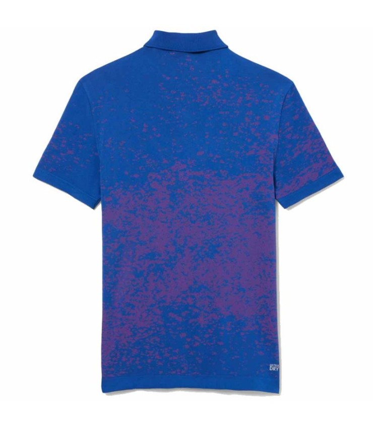 Polo Lacoste Sport Roland Garros Blue / Rosa 2