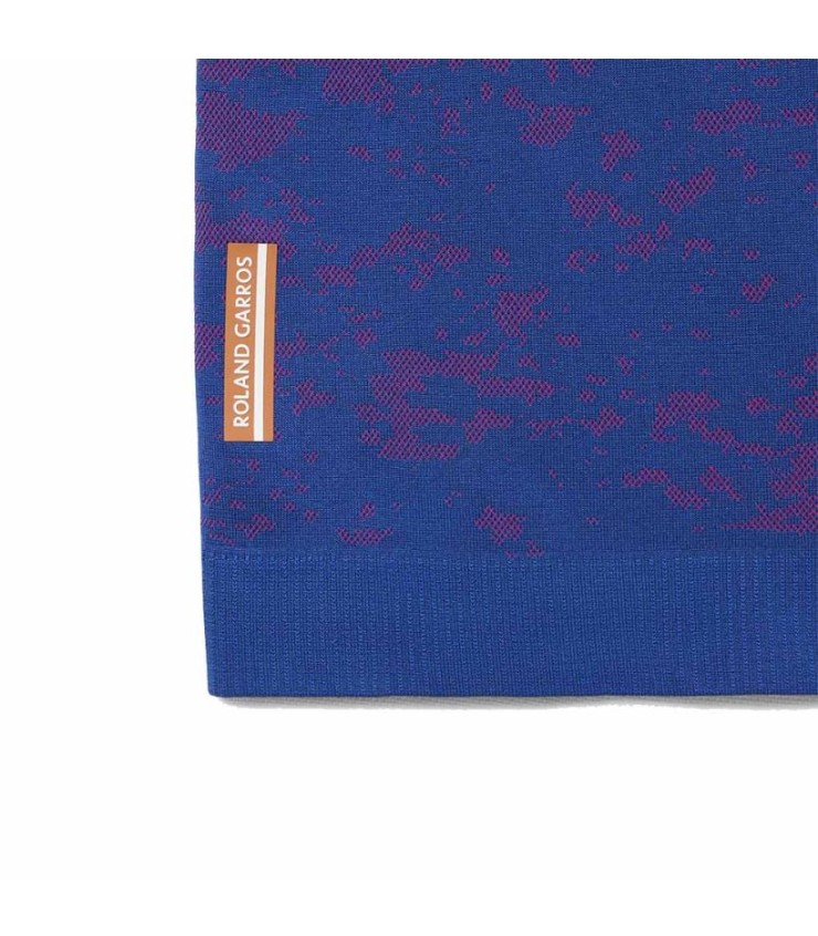 Polo Lacoste Sport Roland Garros Blue / Rosa 5