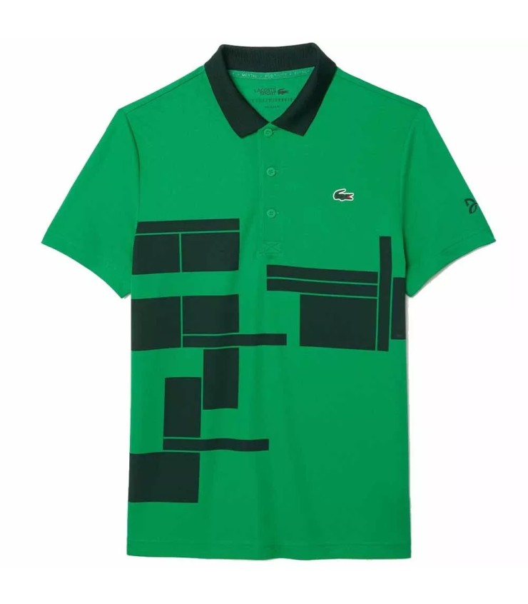 LACOSTE TENNIS POLO NOVAK DJOKOVIC GREEN FAN VERSION | Ipontennis