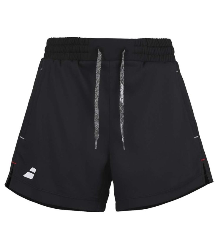 Femme d'exercice de babolat court noir 1