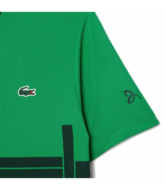 Polo Lacoste Tenis Novak Djokovic Aficionado Verde Polo 4