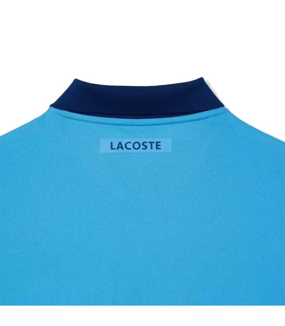 Polo Lacoste Tennis Novak Djokovic Fan Bleu Polo | Ipontennis