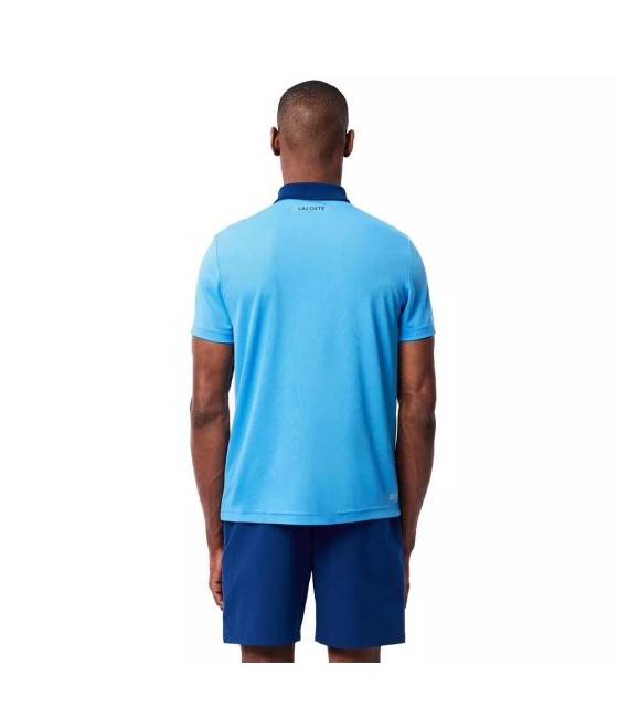 Polo Lacoste Tennis Novak Djokovic Aficionado Blu Polo | Ipontennis