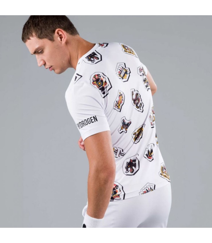 T-Shirt Wasserstoff Tattoo Tech White 2