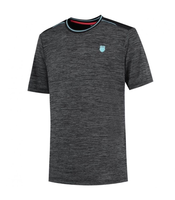 K-Swiss Hypercourt Melange T-shirt noir 1