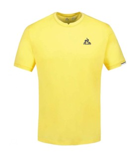 T-shirt Le Coq Sportif Terre fouettée 83 Jaune 1