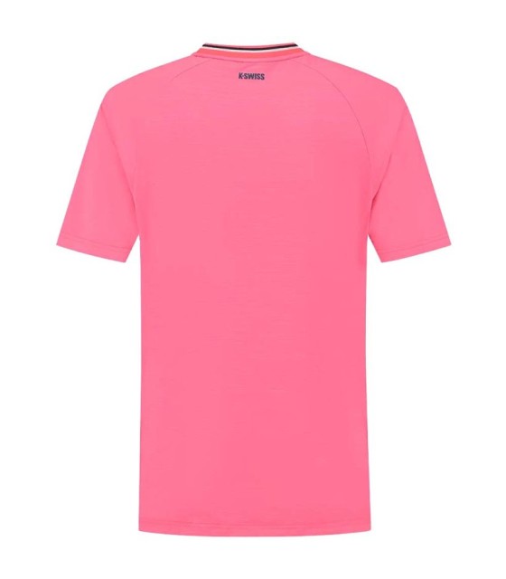 T-shirt K-Swiss Hypercourt Tee Melange Rosa 2