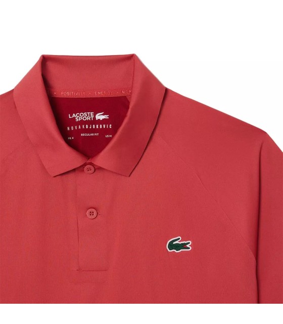 Lacoste Tennis x Novak Djokovic Polo Rosso di Parigi | Ipontennis