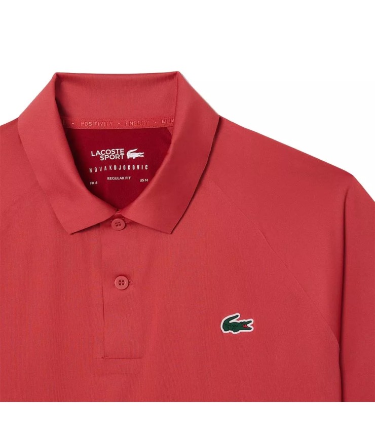 Lacoste Tennis x Novak Djokovic Rotes Polo aus Paris | Ipontennis