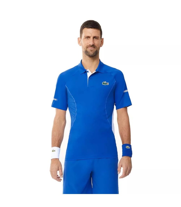 Blaues Tennis-Poloshirt Melbourne von Lacoste Novak Djokovic | Ipontennis