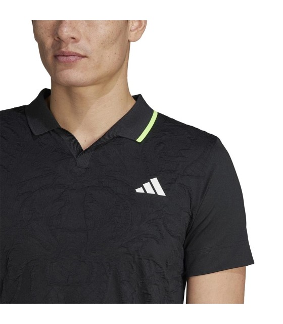 Adidas London Pro FreeLift Polo Preto | Ipontennis