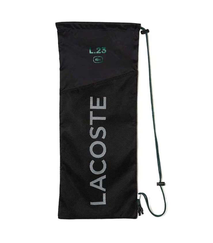 Funda para raqueta de tenis Lacoste L23 negra | Ipontennis