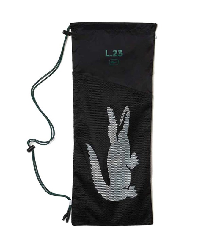 Funda para raqueta de tenis Lacoste L23 negra | Ipontennis