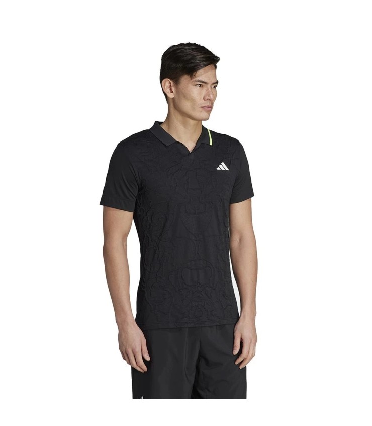 Adidas London Pro FreeLift Polo Preto | Ipontennis