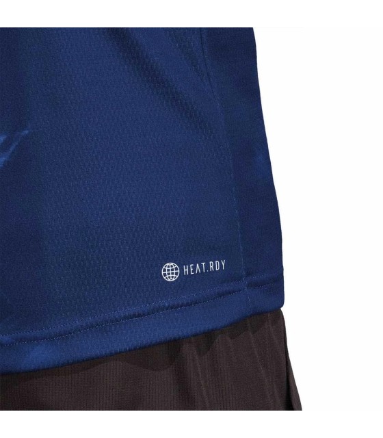 Adidas Melbourne HEAD.RDY FreeLift Polo Blau Bedruckt | Ipontennis