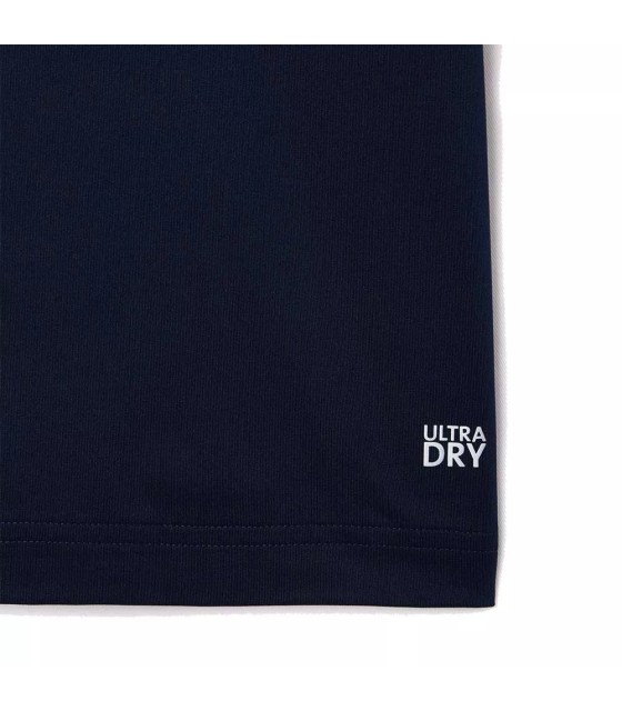 Polo blu navy di Lacoste Tennis x Daniil Medvedev Roland Garros | Ipontennis