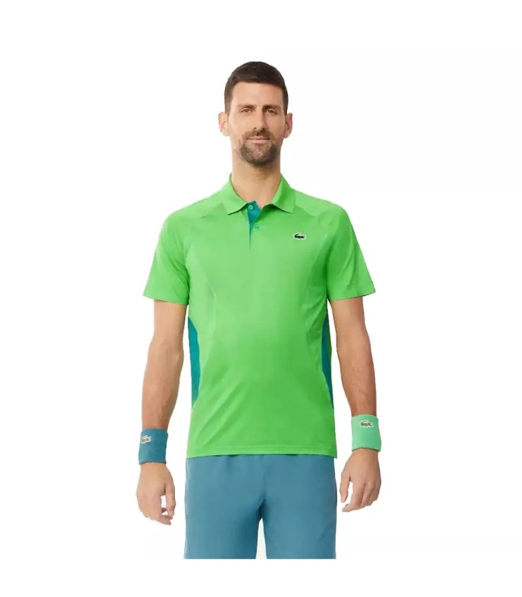Lacoste Tennis Miami Novak Djokovic Green Polo | IPONTENNIS