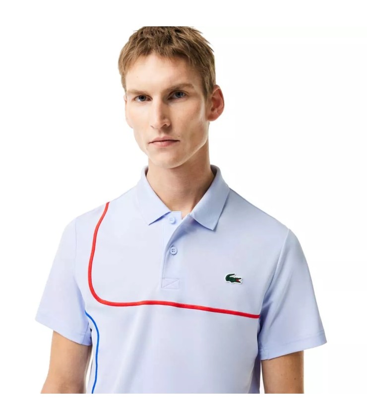 Lacoste Tennis Light blue polo | IPONTENNIS