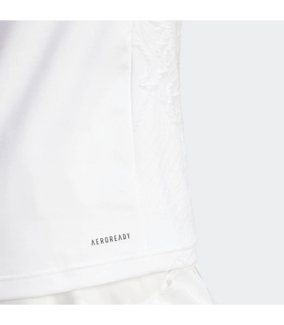 Adidas London Pro FreeLift Polo Blanc | Ipontennis