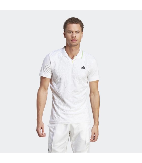 Adidas London Pro FreeLift White Polo | IPONTENNIS