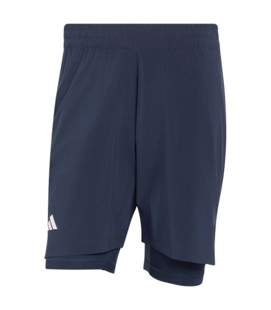 Kurzer adidas pro 2n1 paris navy blau 1