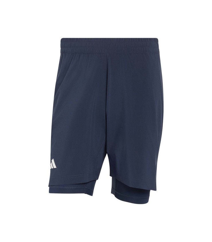 Kurzer adidas pro 2n1 paris navy blau 1