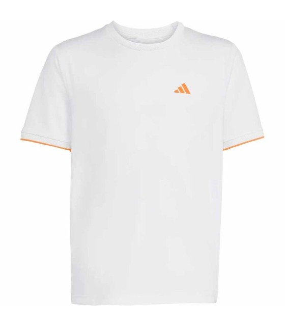 Adidas Pro Júnior Melbourne T-shirt Branco / laranja 1