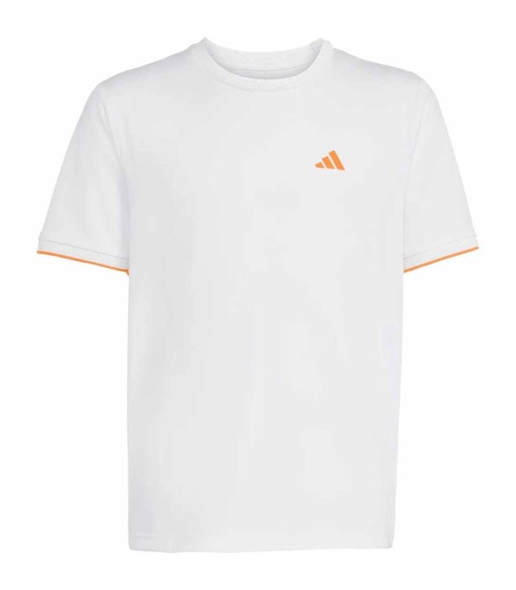 Adidas Pro Júnior Melbourne T-shirt Branco / laranja 1