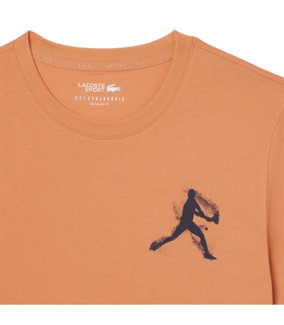 T-shirt do pacote + tampa Lacoste Tênis x Novak Djokovic Orange 3