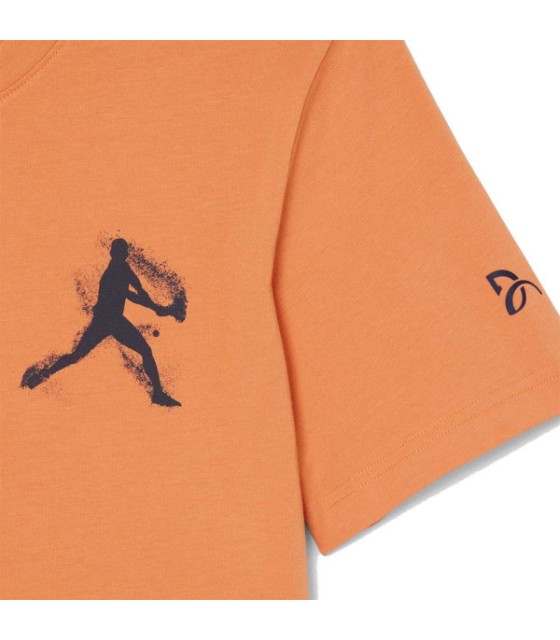 T-shirt do pacote + tampa Lacoste Tênis x Novak Djokovic Orange 4