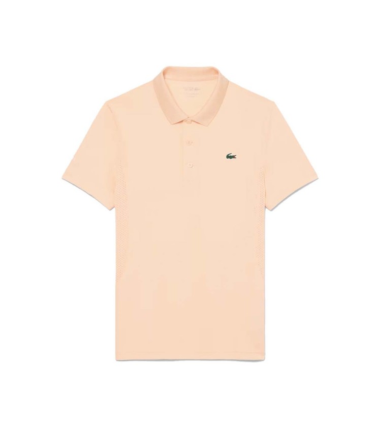 Polo Lacoste Tennis Novak Djokovic Arancione 1