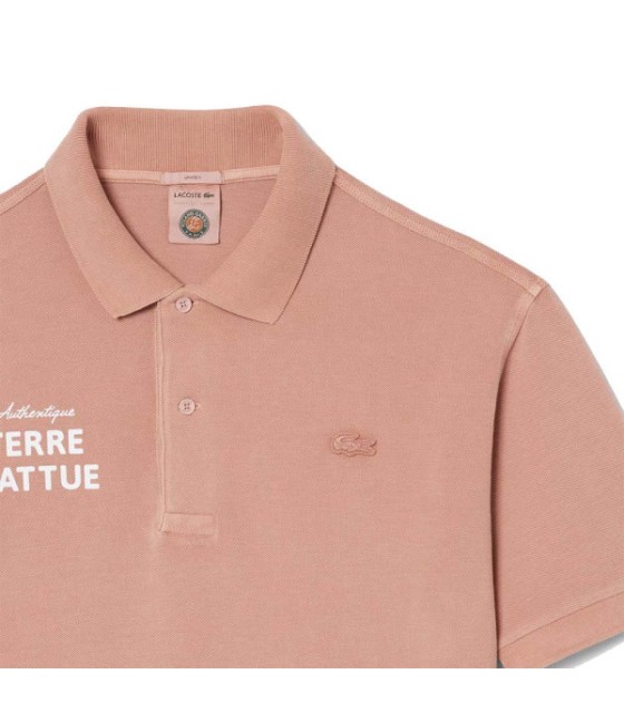 Polo Lacoste Roland Garros Unisexe Sand a hurlé 2