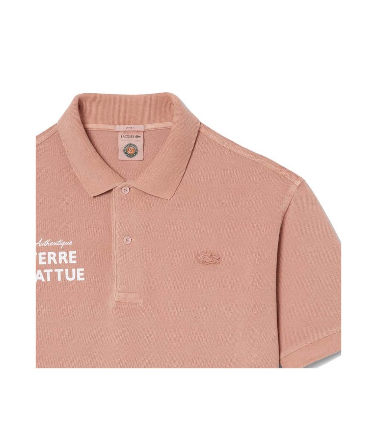 Polo Lacoste Roland Garros Unisexe Sand a hurlé 2