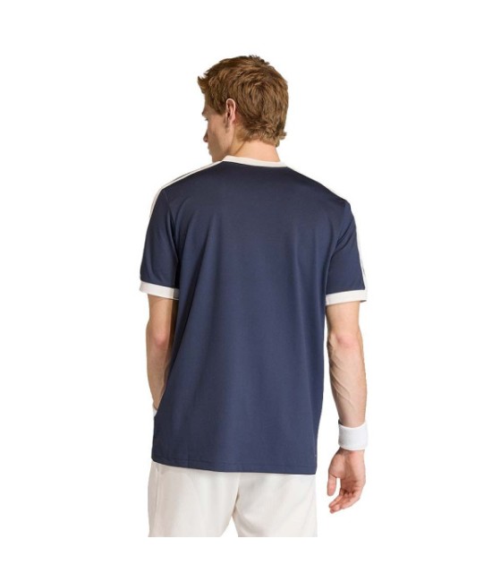 Adidas tênis clássicos t-shirt marinho 3