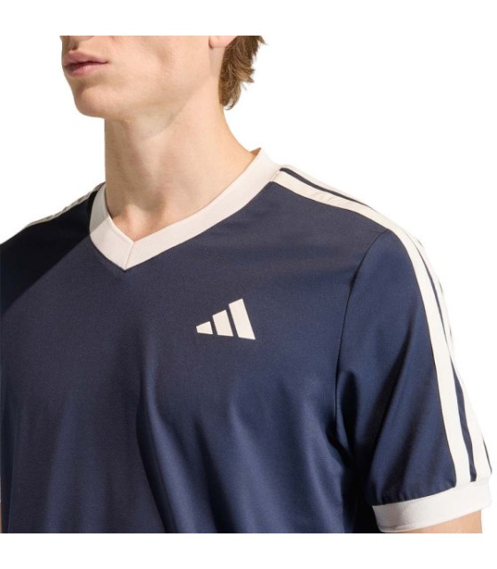 Adidas tênis clássicos t-shirt azul marinho 4