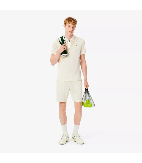 Short Lacoste Sport Ultra Dry couleur écrue