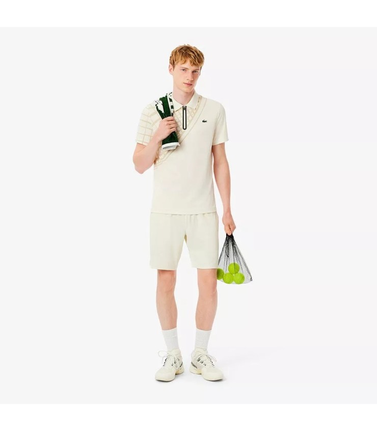 Pantaloncini Lacoste Sport Ultra Dry colore crema