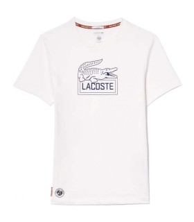 La chemise Lacoste Sport Roland Garros Unisexe Blanc 1