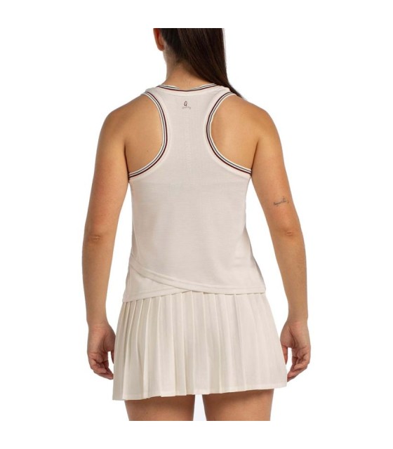 T-Shirt Bullpadel Aza Femme Blanc Cassé 3