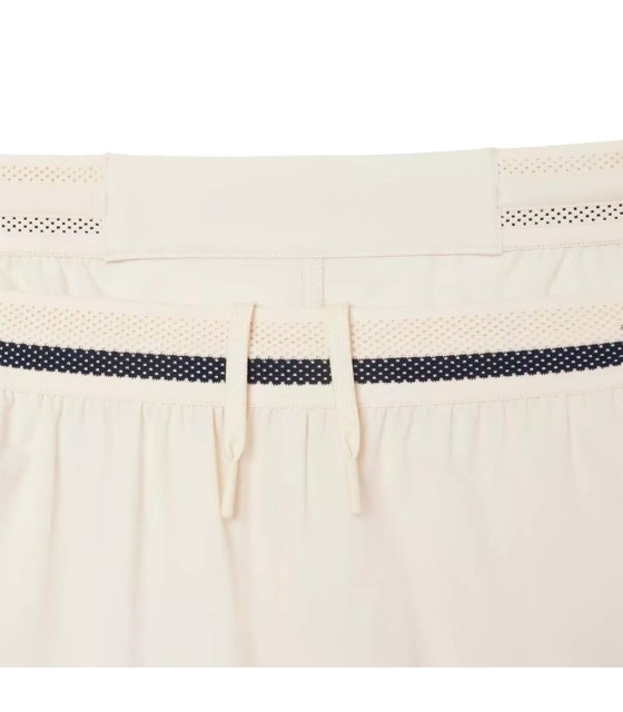 Short Lacoste Tennis x Novak Djokovic color blanco roto. 4