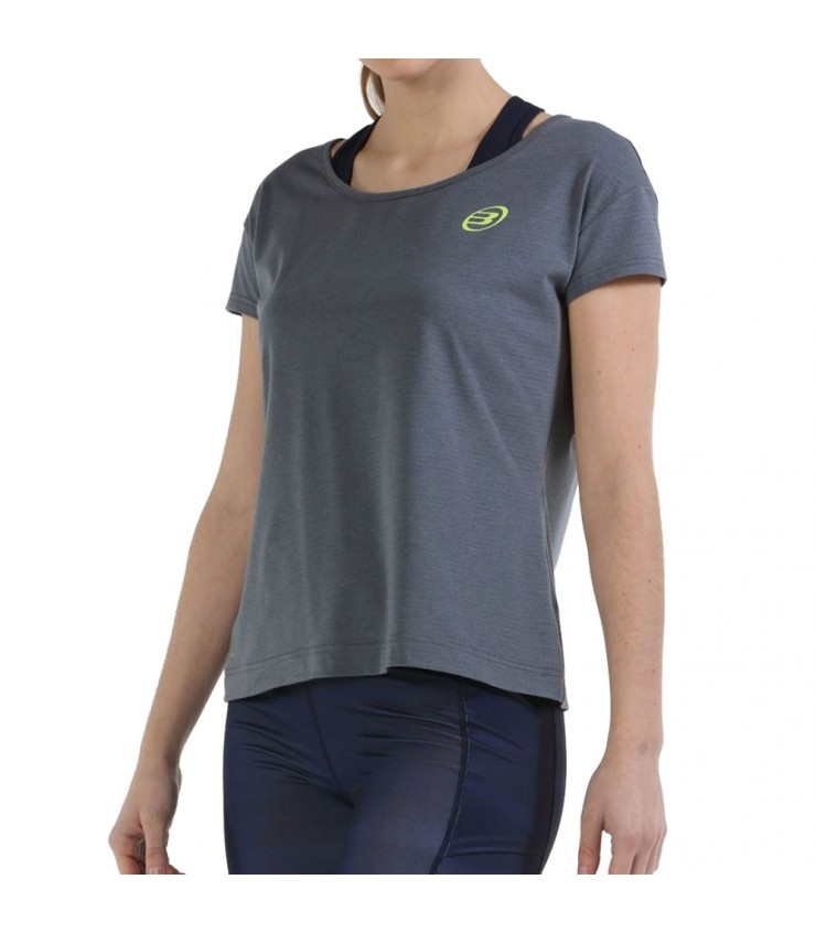 T-shirt Bullpadel Femme Bleu Acier 2