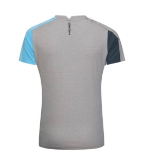 T-Shirt Head Padel Tech Femme Gray / Bleu Marine 2