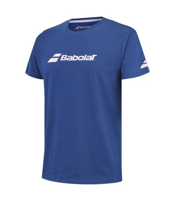 T-shirt Babolat Exercício Garçon Bleu Marine 2
