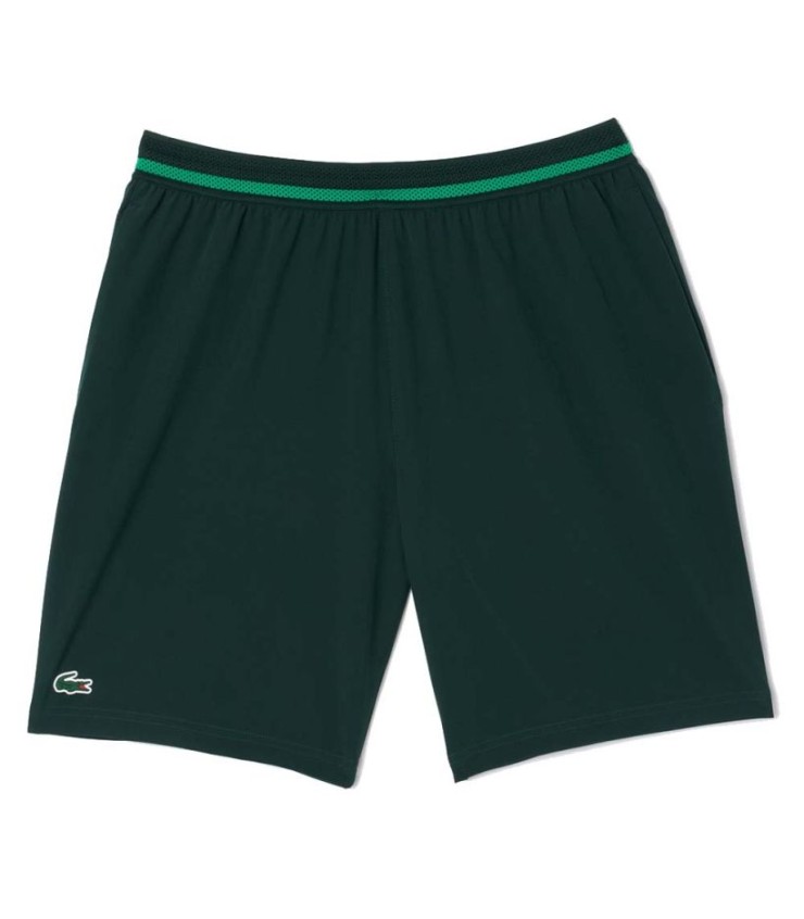 Kurze Lacoste Tennis x Novak Djokovic Vert Sapin 1