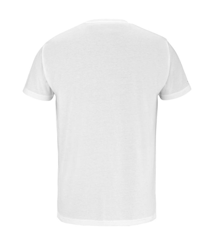 T-shirt Babolat Exercício Big Flag Blanc 3