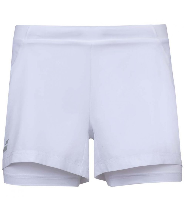Short Babolat Junior Exercise Fille Blanc 1