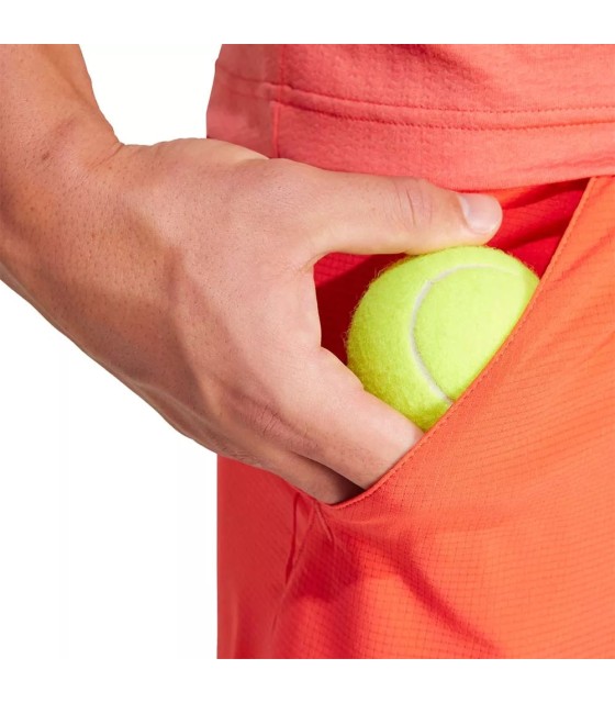 Adidas Ergo HeatRdy Vermelho Calção de 7 polegadas | Ipontennis