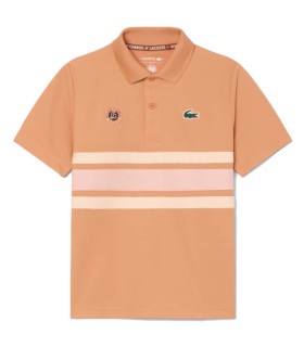 Polo Lacoste Roland Garros Ramasseur de balles Junior Orange 1